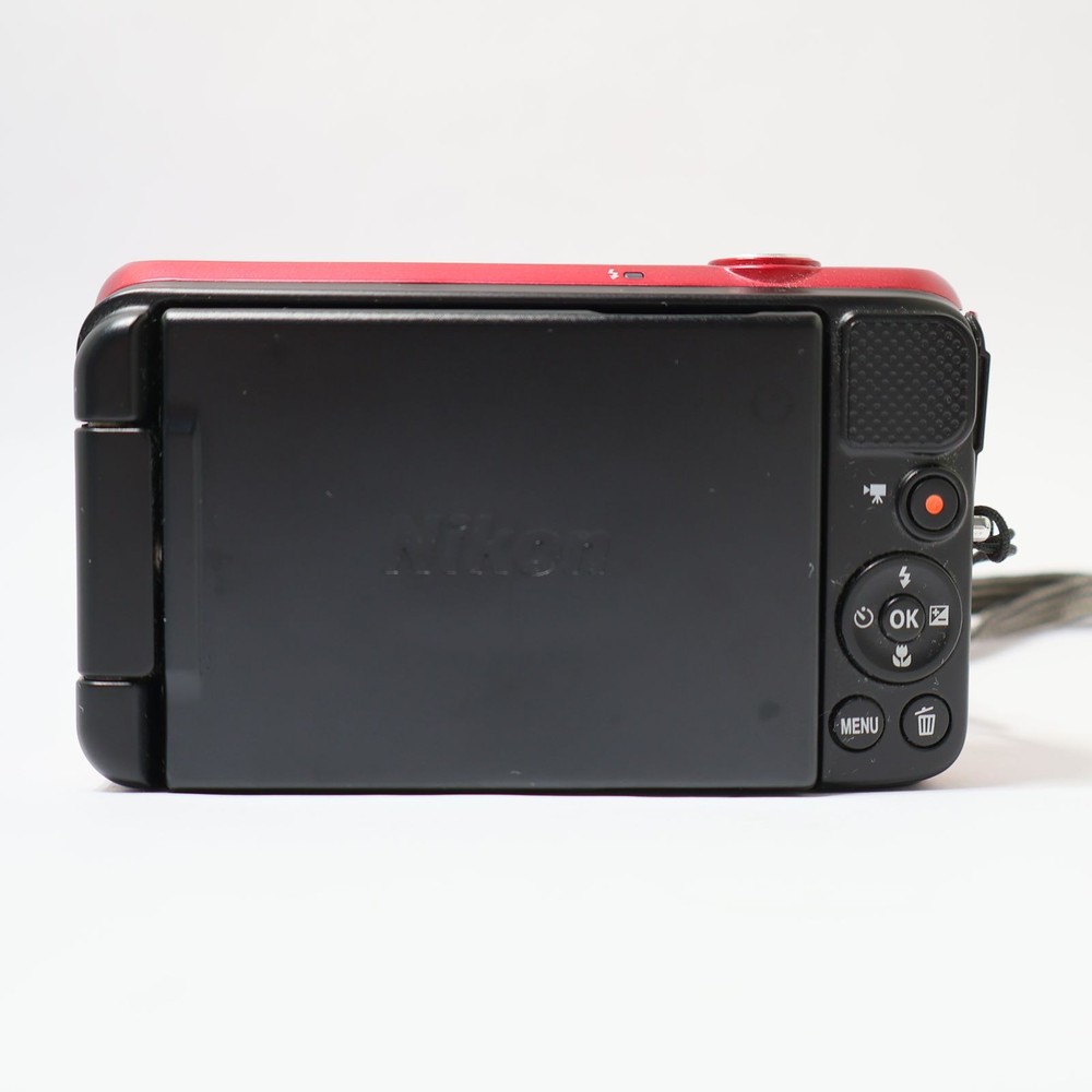 Nikon COOLPIX S6600 Red Compact Digital Camera Tested Excellent Condition