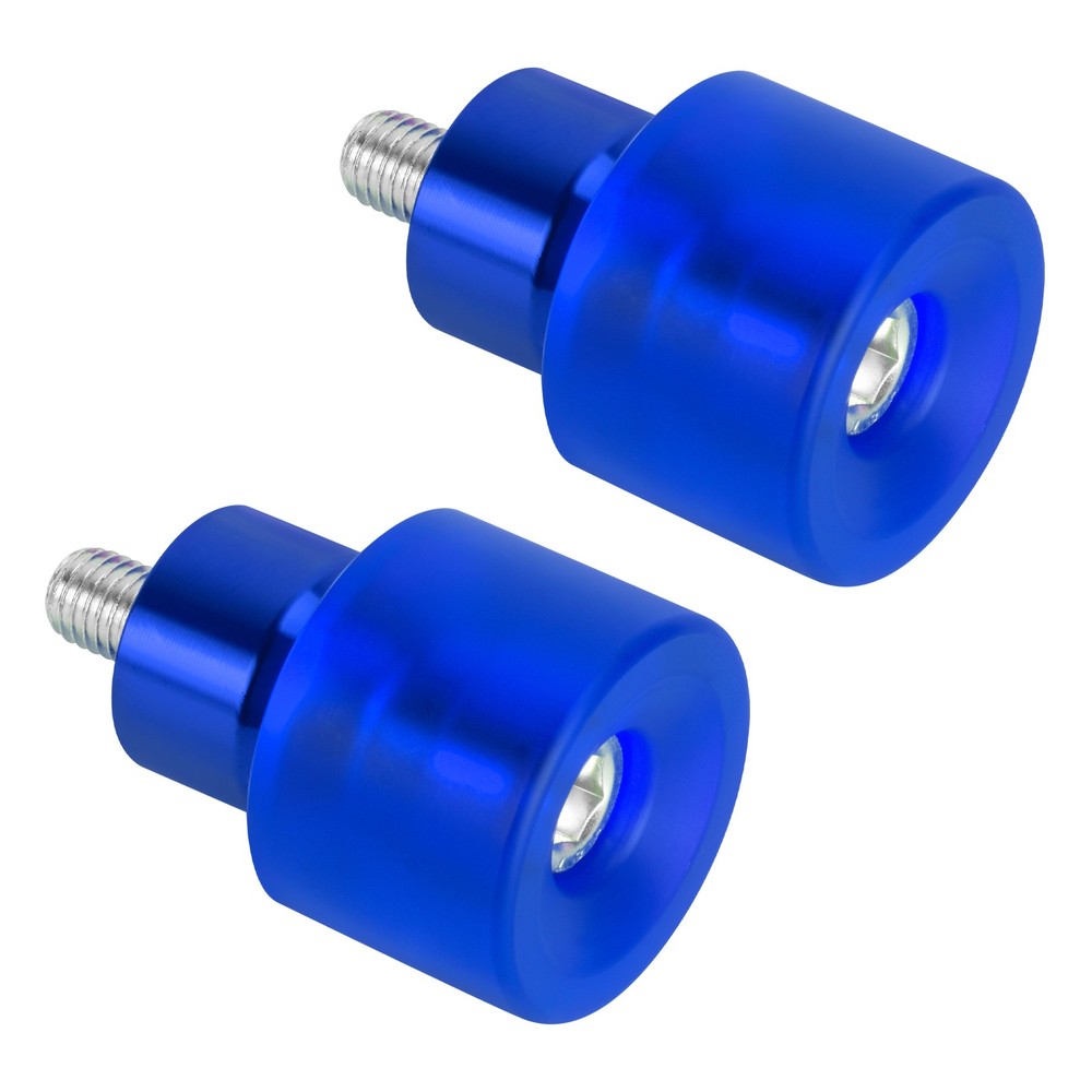 2x Engine Protective Guards Crashs Bars Blue Protector 12mm End Balls For Harley