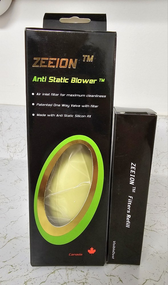 VisibleDust Zeeion Anti-Static Blower & Extra Filter Refill for Electronics
