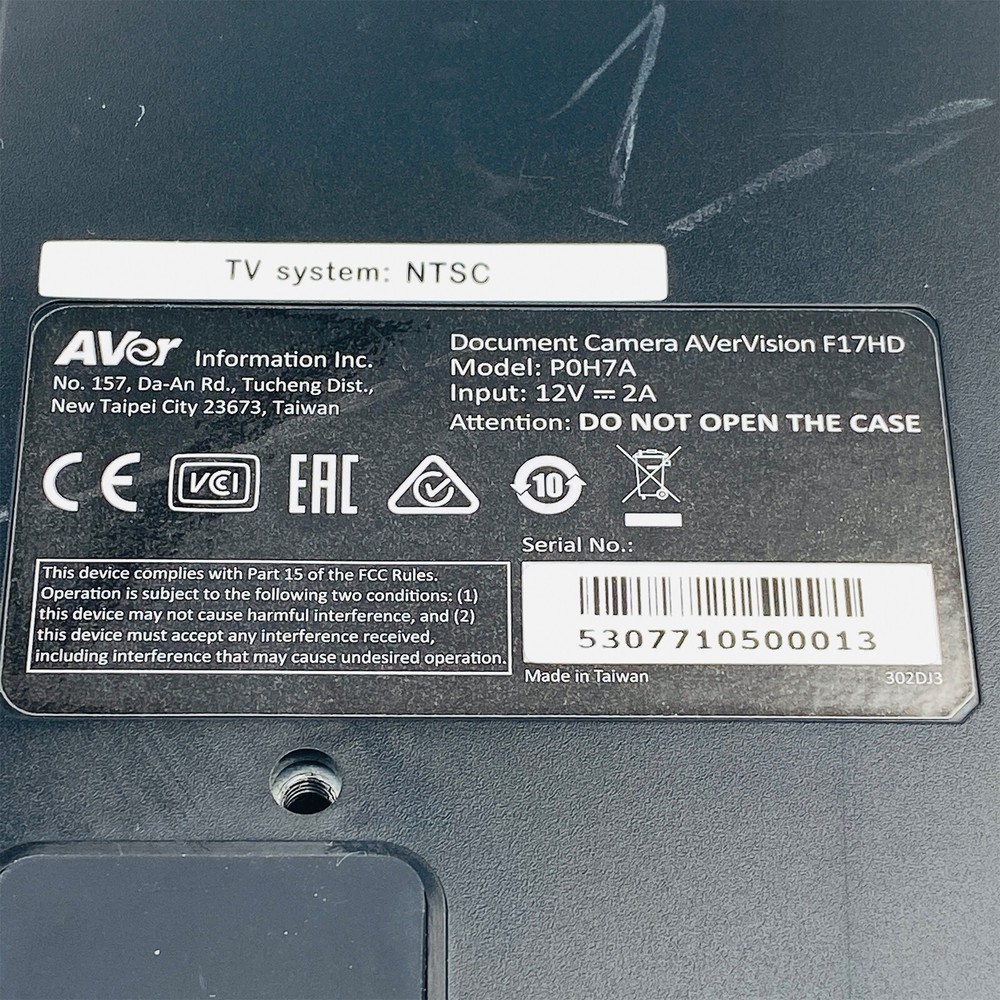 Document Camera For Classroom Lecture Education Image Scanning HDMI VGA w/Bundle