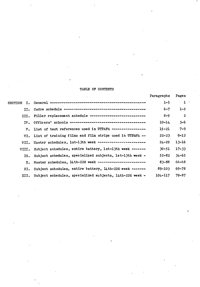 93 Page 1942 Unit Training Program Armored Field Artillery Study on Data CD