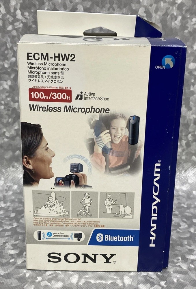 SONY ECM-HW2 CONDENSER WIRELESS CONSUMER MICROPHONE W/ BLUETOOTH