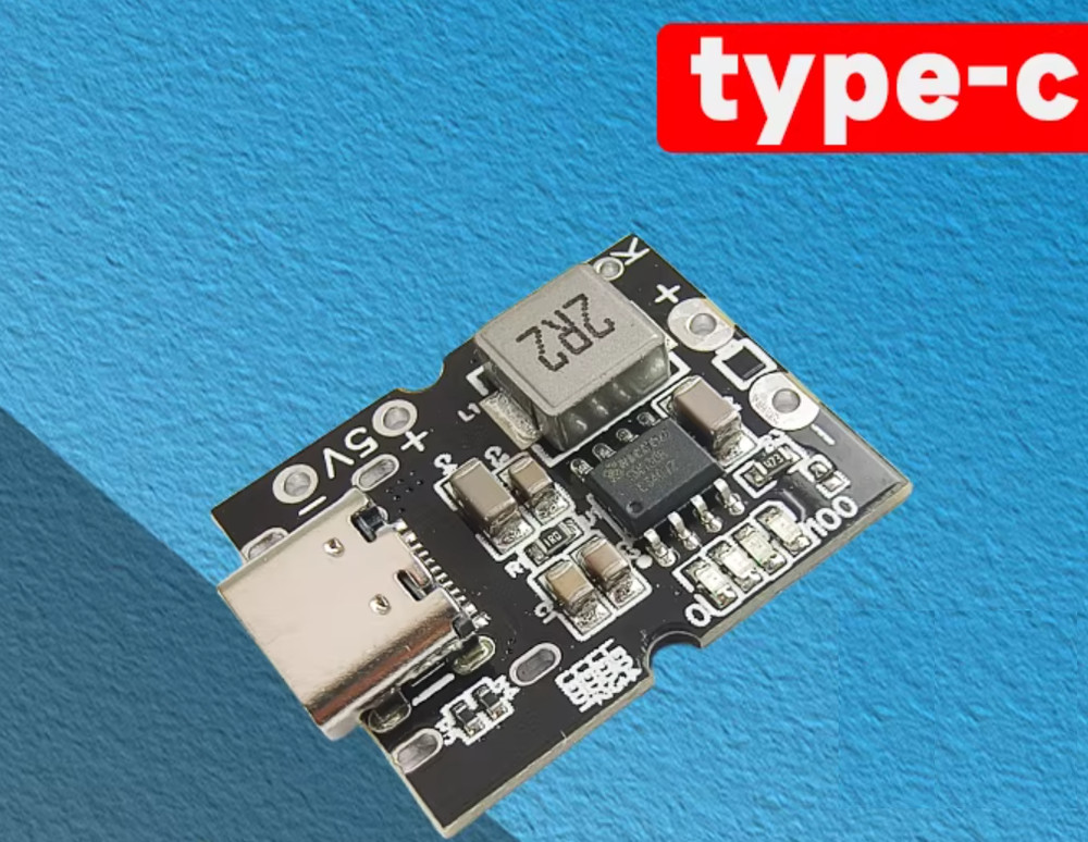 5pcs Type-C Input 5V/2A Integrated Battery Charge-Discharge Module Cutoff 4.2V
