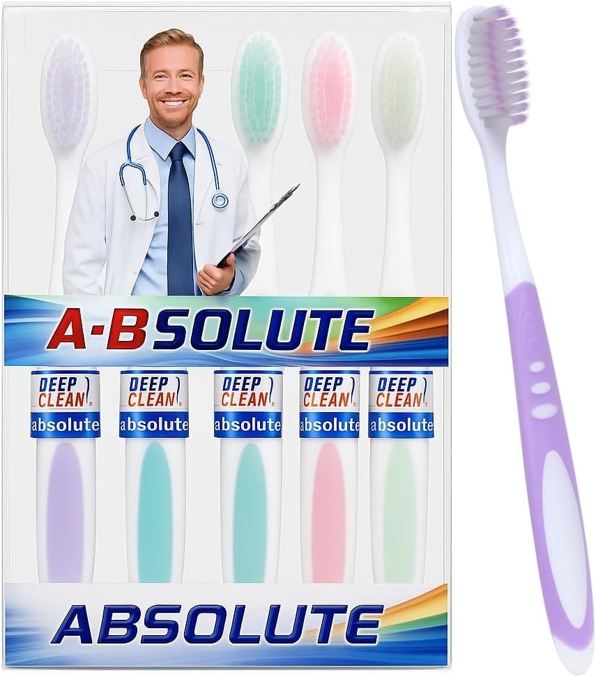 12 Bulk Toothbrushes + Travel Case, Individually Wrapped, Soft Bristles Multi