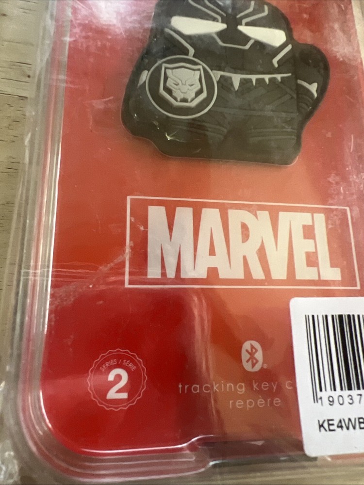 Black Panther Foundmi Bluetooth Tracker Backpack Keys GPS Marvel Keychain