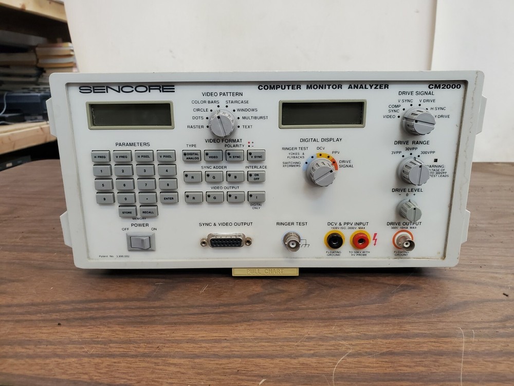 Sencore CM2000 Computer Monitor Analyzer