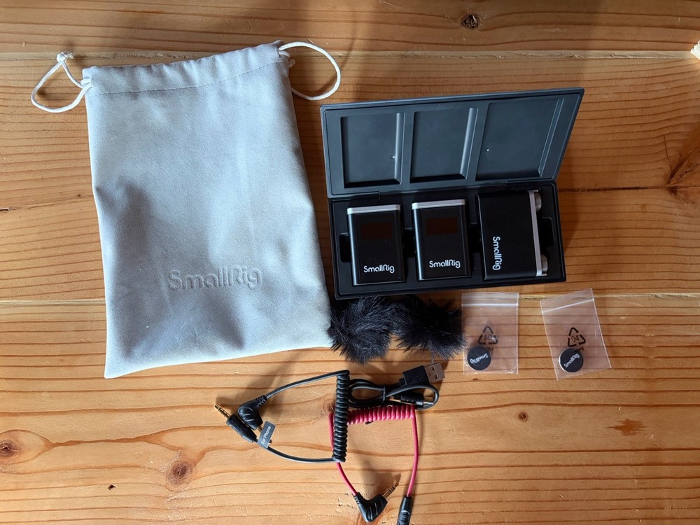 SmallRig Forevala W60 Wireless Microphone for iPhone/DSLR/Mirrorless Cameras