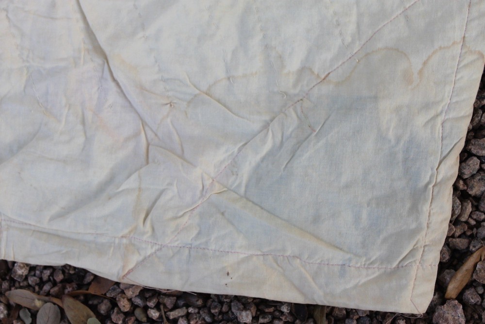 Antique Star Basket Patchwork Quilt RARE