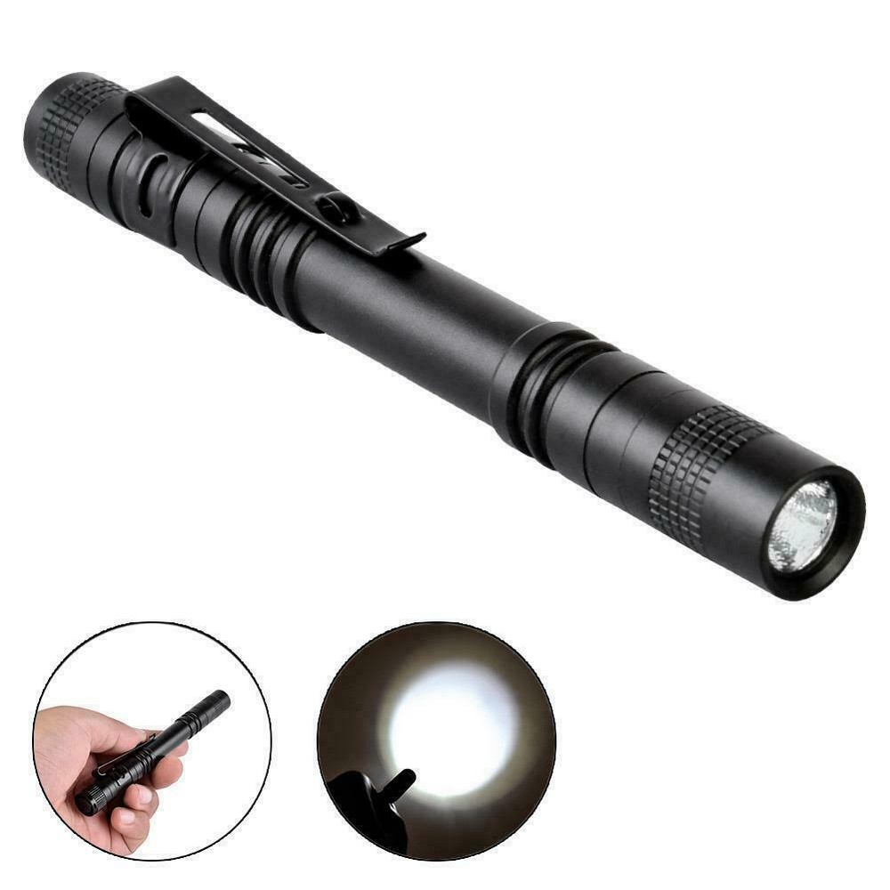 2x Super Bright 900000LM Tactical Flashlight Small LED Torch Light Mini Penlight