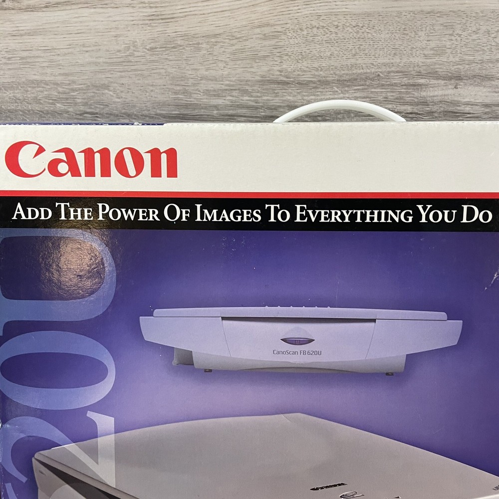 Canon CanoScan FB 620U Flatbed Scanner Open Box