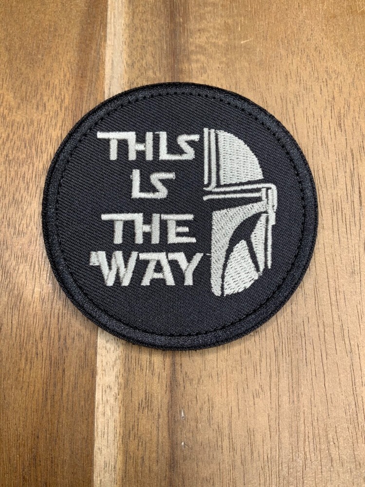 Mandalorian Patch Hook Loop Tactical Morale Bounty Hunter This Is The Way