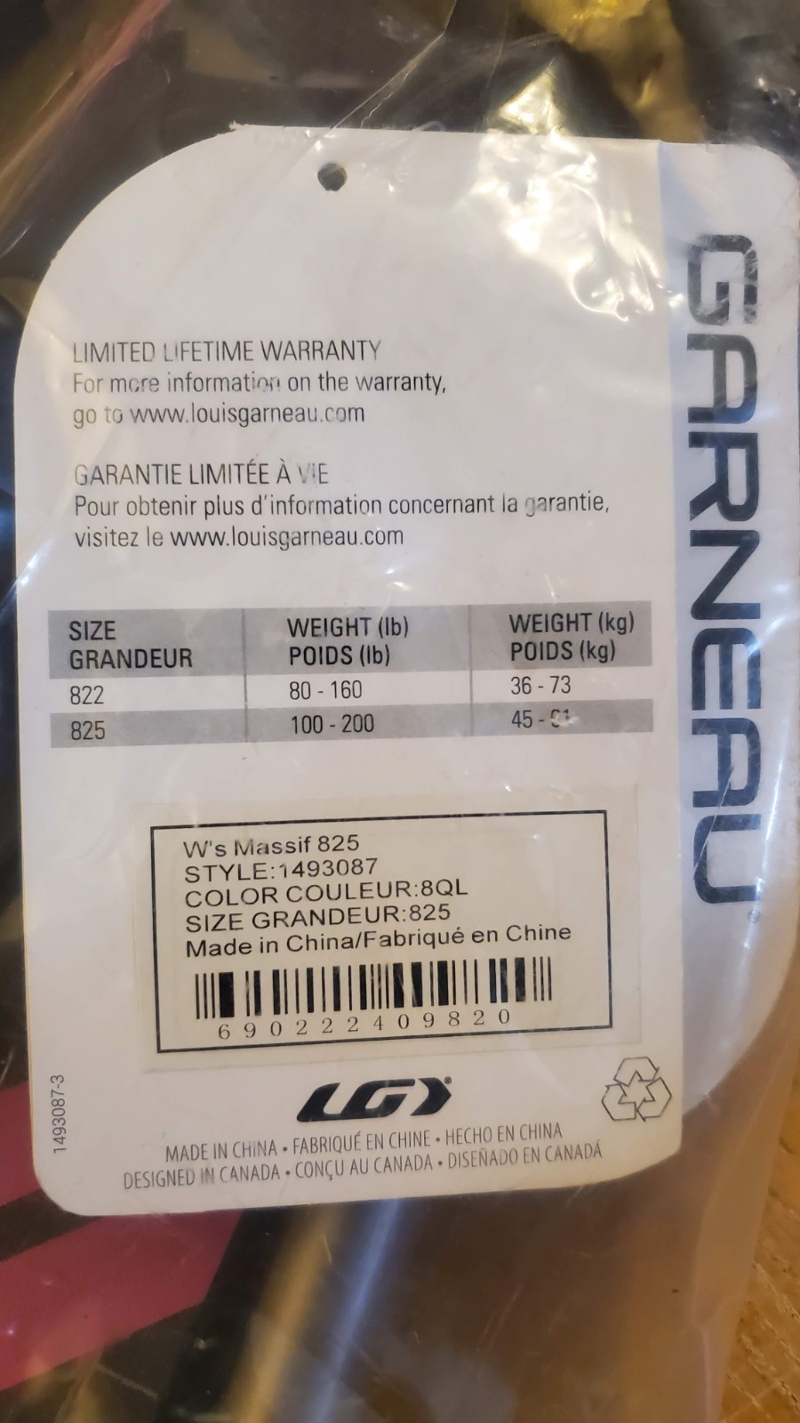 Louis Garneau Women's Massif 825 Snowshoes, BOA, Black/Pink (Users 100-200lbs)