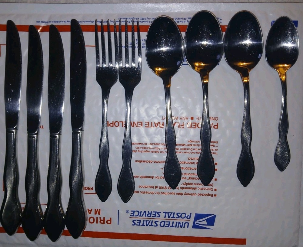 10 Piece 1881 ROGERS ONEIDA Ltd 'TWIGHLIGHT'  FLATWARE💥 Beautiful Condition💥