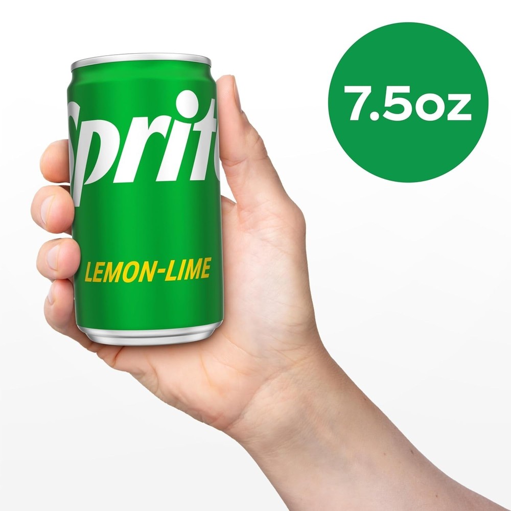 Lemon Lime Soda Soft Drinks, 7.5 fl oz, 6 Pack