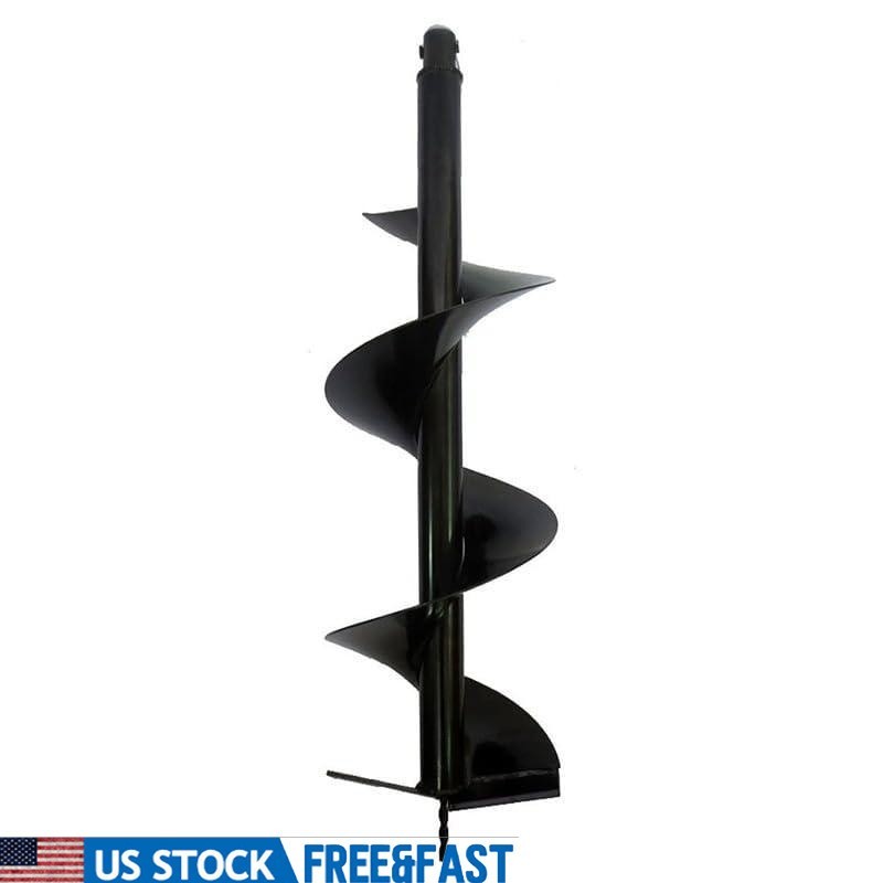 4" Post Hole Digger Replacement Auger Bits Dig Ea Ideal for Fence Installation