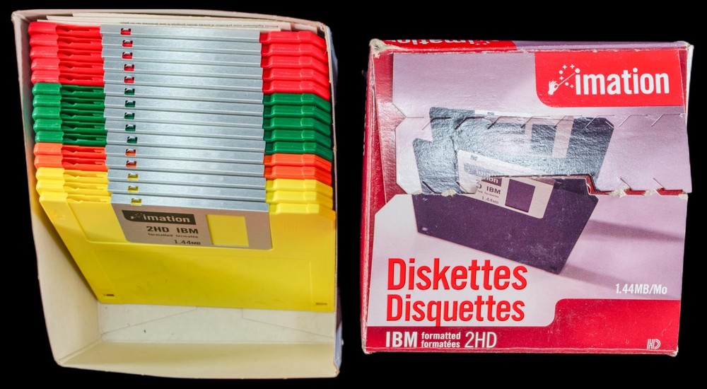Imation IBM Formated 2HD 1.44MB Diskettes 35 NEW