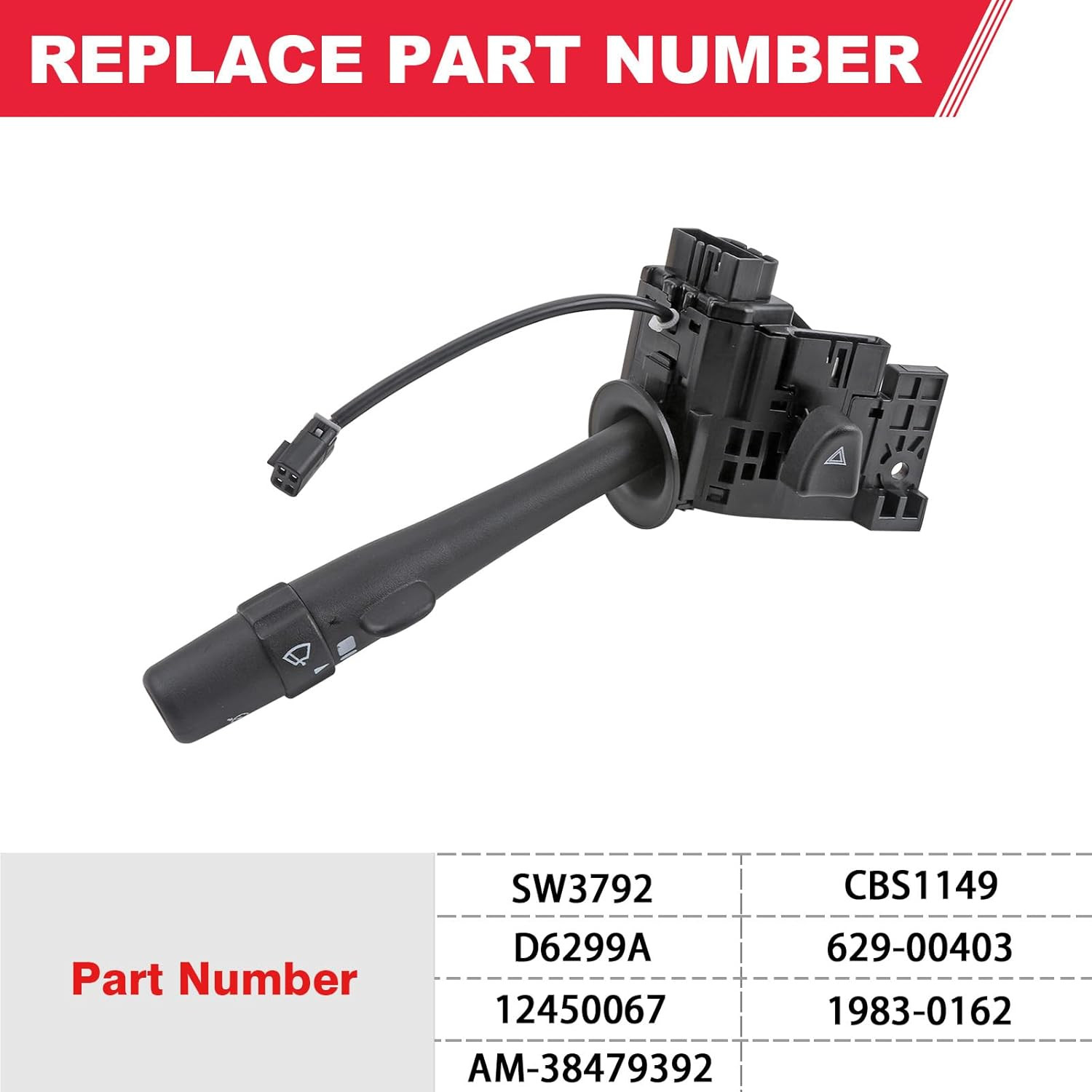 Multifunction Turn Signal Switch Fits for 2002-2009 Chevy Silverado Tahoe GMC En