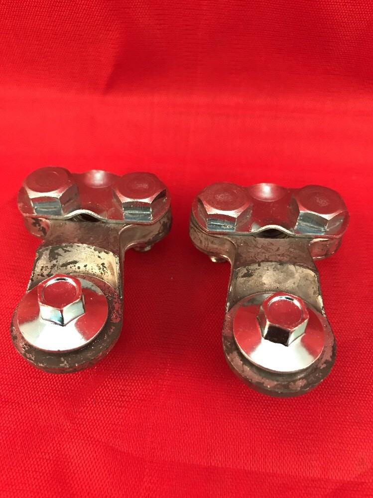 (2 PCS) UNIVERSAL SIDE MOUNT BATTERY TERMINAL SOLID LEAD OEM DEKA 00192 USA