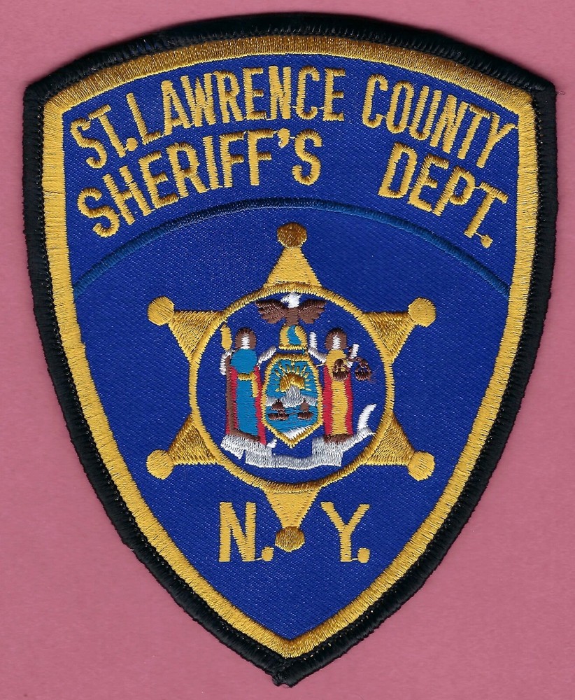 ST. LAWRENCE COUNTY NEW YORK SHERIFF SHOULDER PATCH