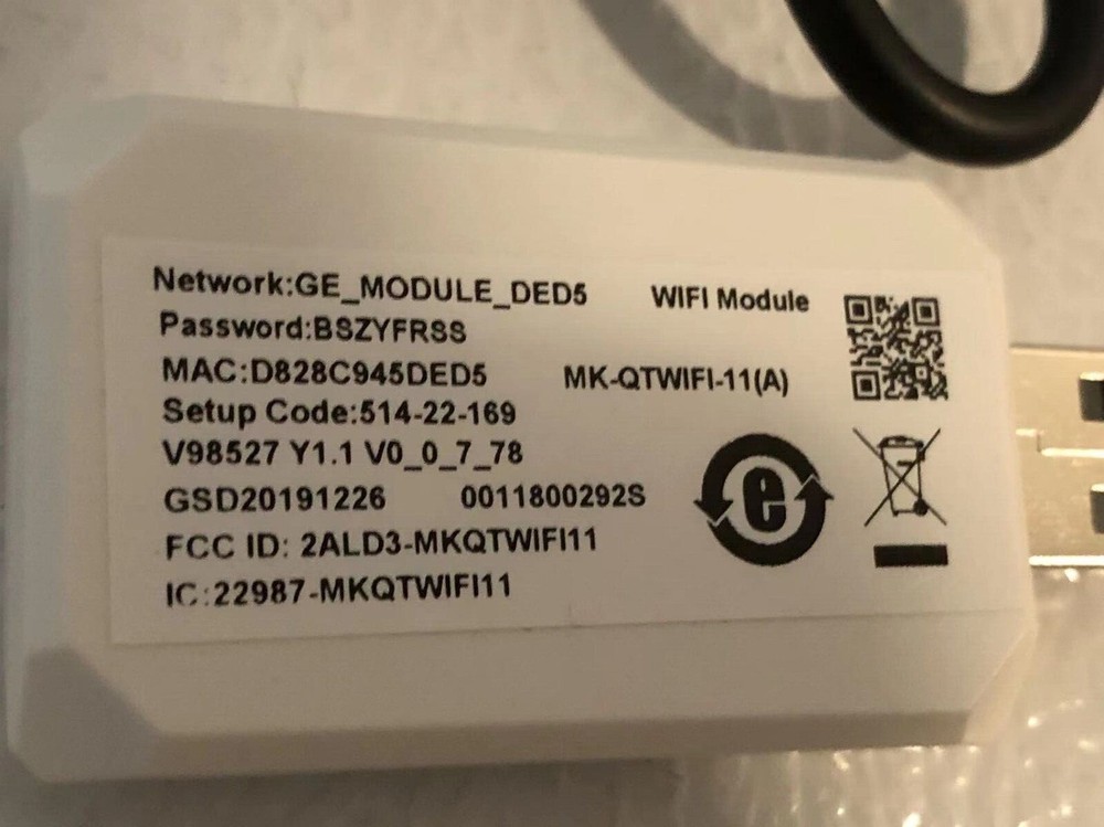 GE AHP14LZ Window Air Conditioner WIFI Module with Connector Wire