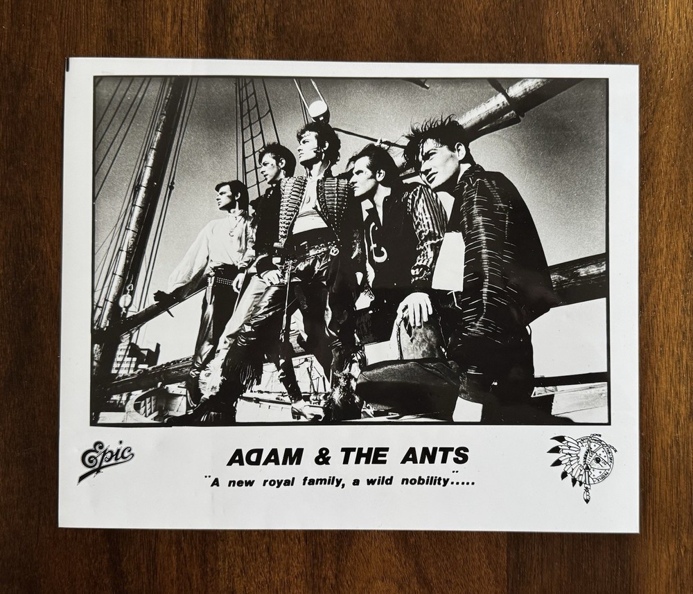 Adam And The Ants 8x10 Glossy Promo Publicity Press Photo Epic Records Adam Ant