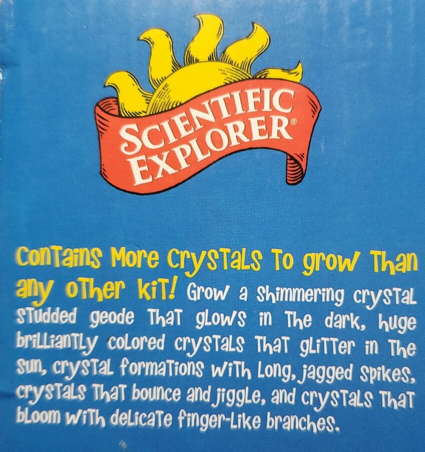 Scientific Explorer's Ultimate Crystal Growing Science Kit