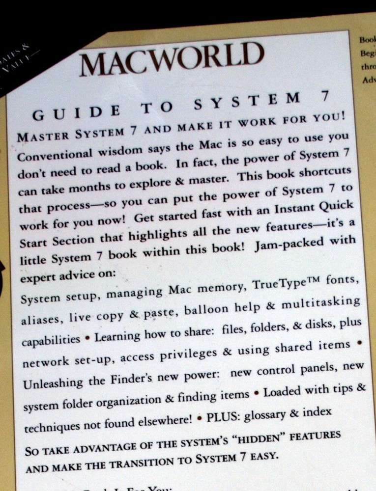 The MacWorld Guide to System 7