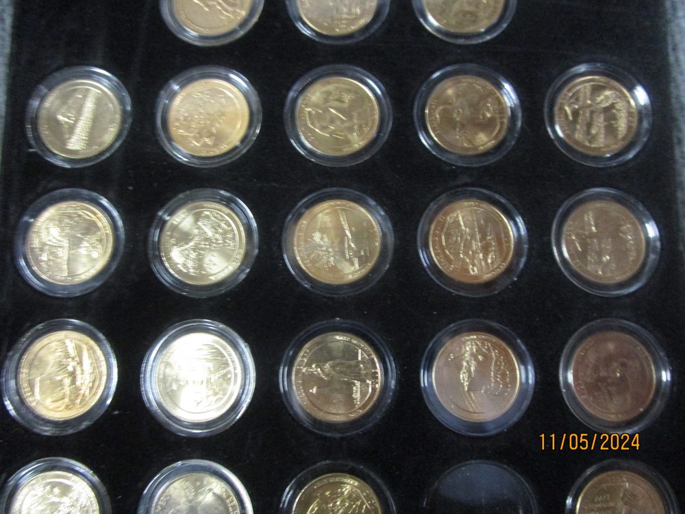 111 Uncirculated Gold State Quarters