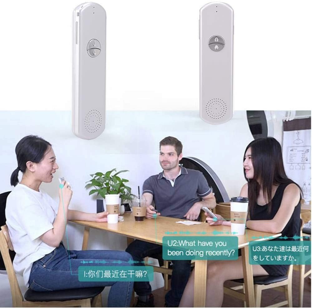 Two Way Easy Trans Smart Language Translator Device Electronic Pocket Voice B...