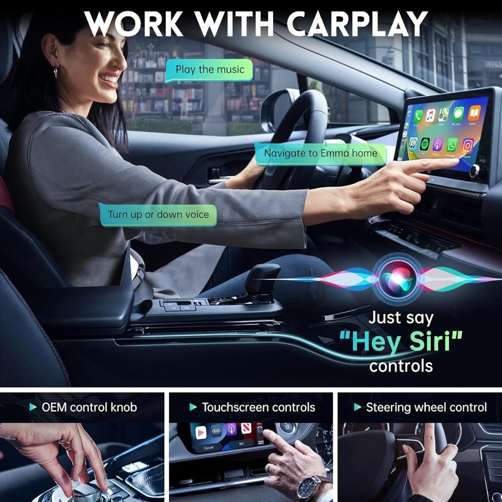 USB Wireless CarPlay For iPhone Android Wireless Carplay Dongle Plug Play