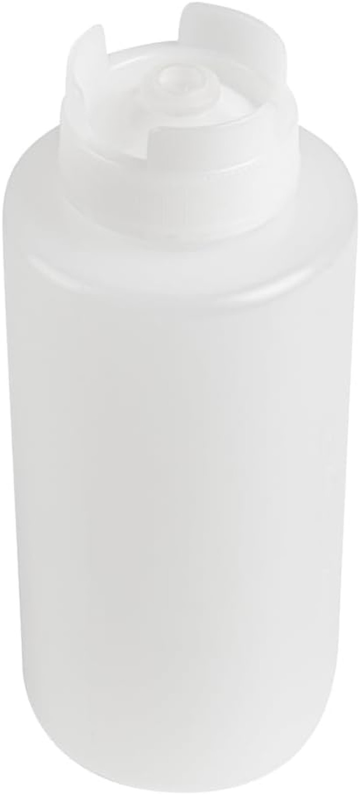 32Oz. FIFO Inverted Plastic Squeeze Bottle with Refill and Dispensing Lids - Fir