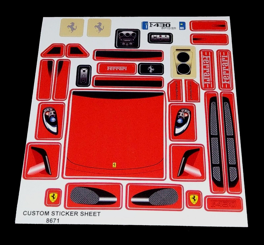Custom Decal for 8671 Replacement Sticker 8671