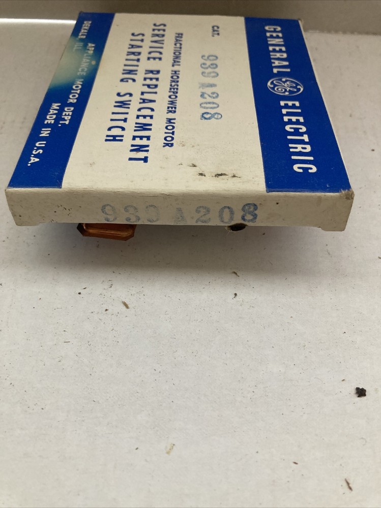 GE General Electric Motor Starting Switch 939A208