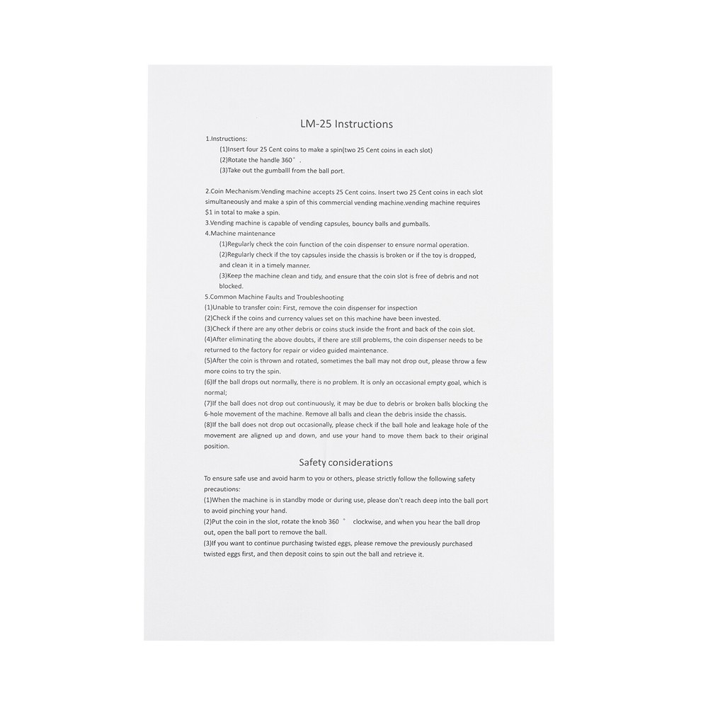 25" White Candy Vending Machine - Durable, Secure, Fun for All Ages