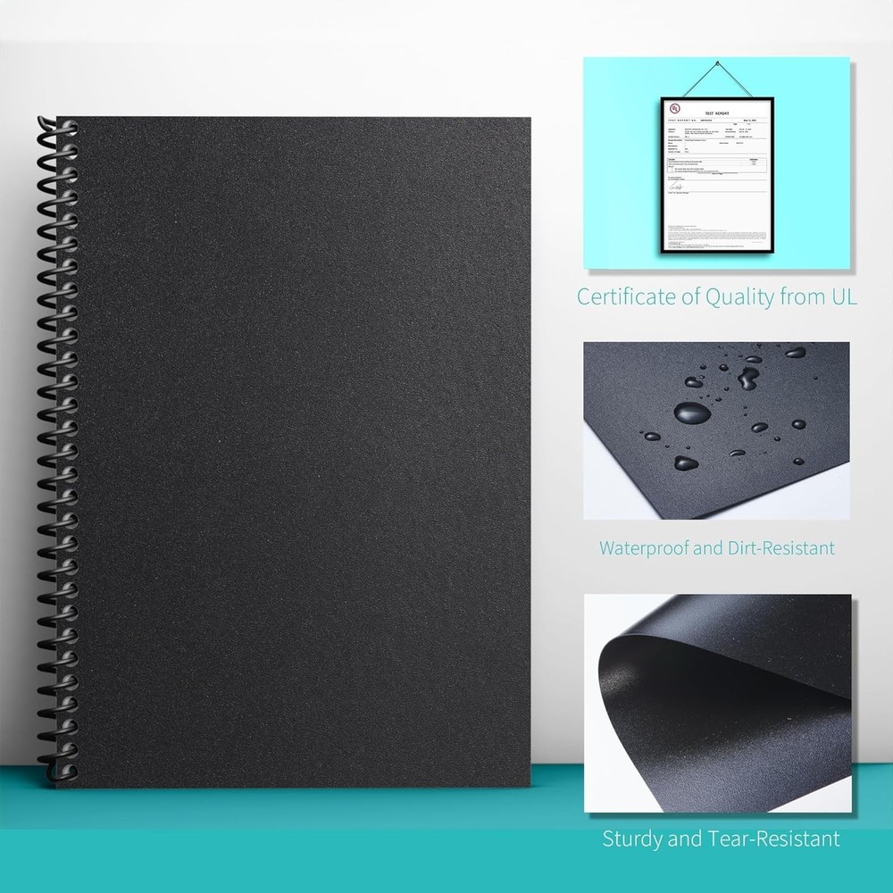 Un-Punched 12 Mil Poly Covers – 200 Sand-Textured Binding Front & Back Sheets