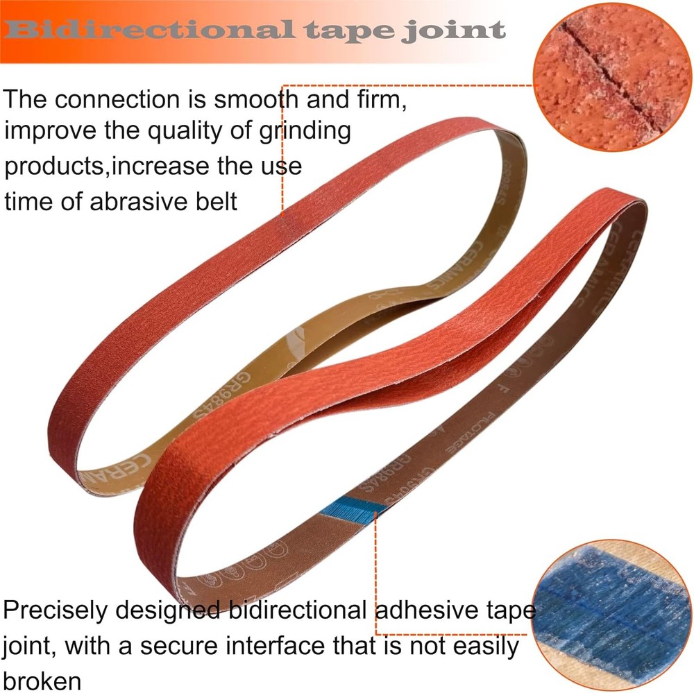 Ceramic sanding belts sharpening grinding sander kit