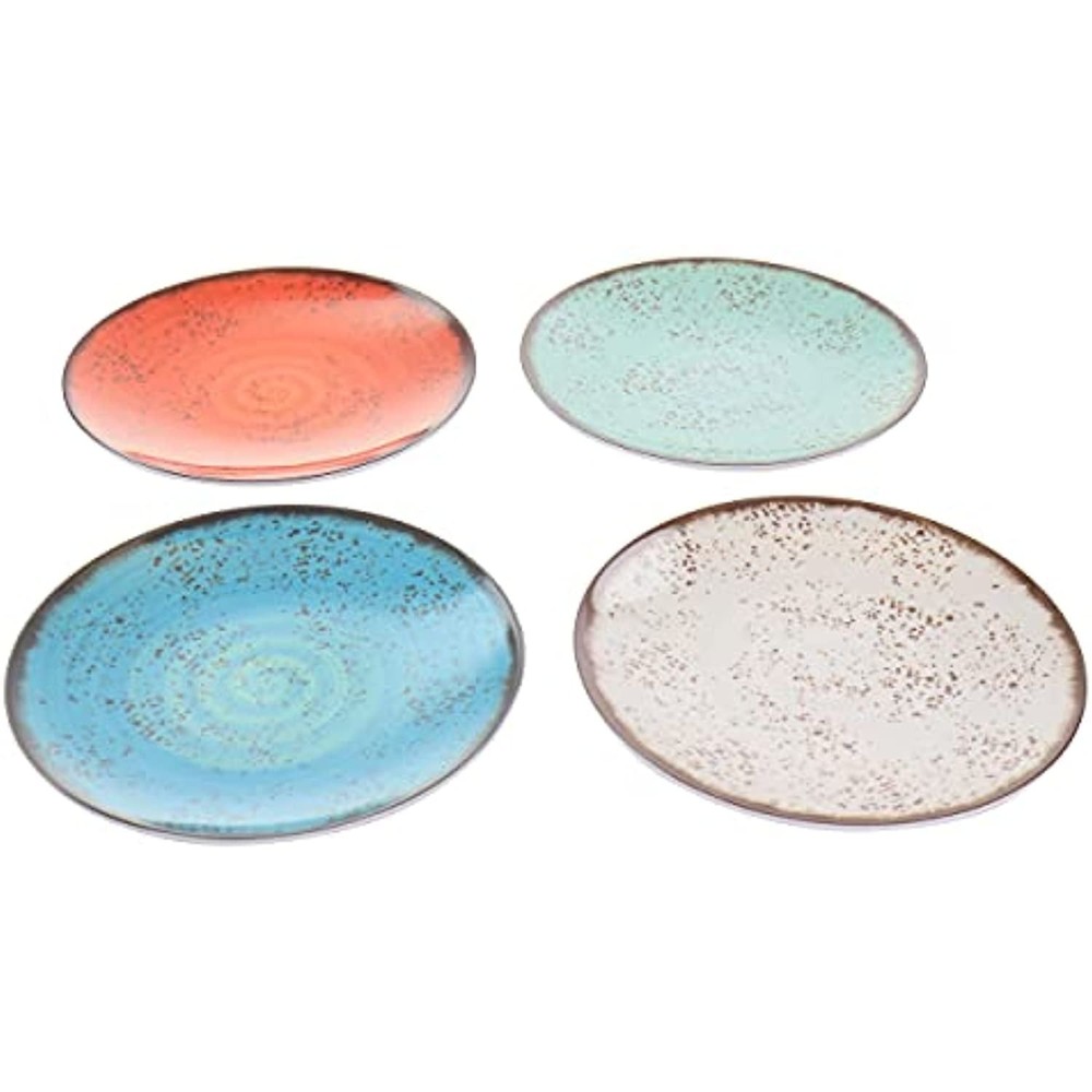 Pryce 12 Piece Melamine Dinnerware Set is Assorted Colors