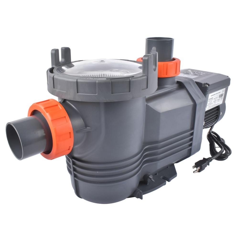 1.8 HP Variable Speed Pool Pump with Programmable Timer 220V, Energy Efficient