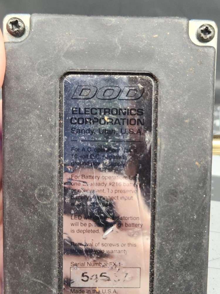 Untested DOD FX65 Modded Analog Stereo Chorus Pedal