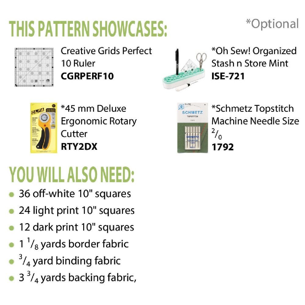 Cut Loose Press, Square One Pattern