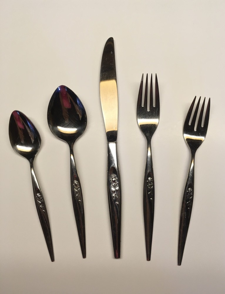 Sears Roebuck Gentle Rose Tradition Stainless Flatware – Choice