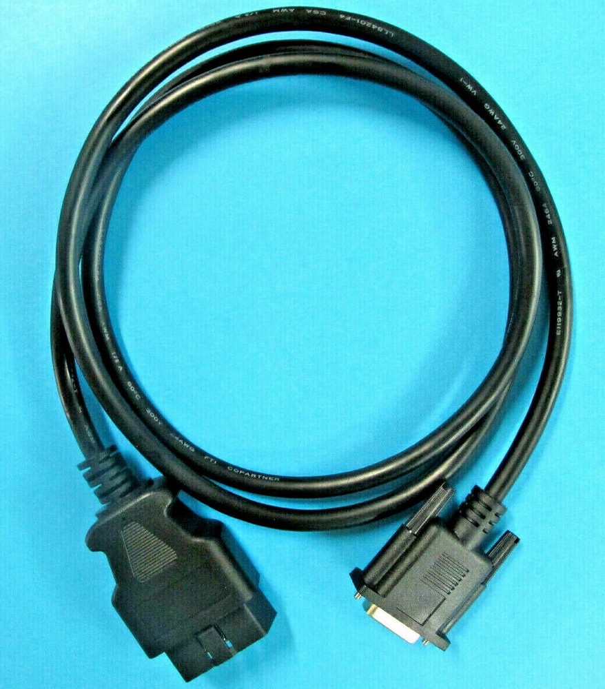 OBD2 OBDII Cable Compatible with JDiag M100 and V600B Scan Tool Code Reader 5FT
