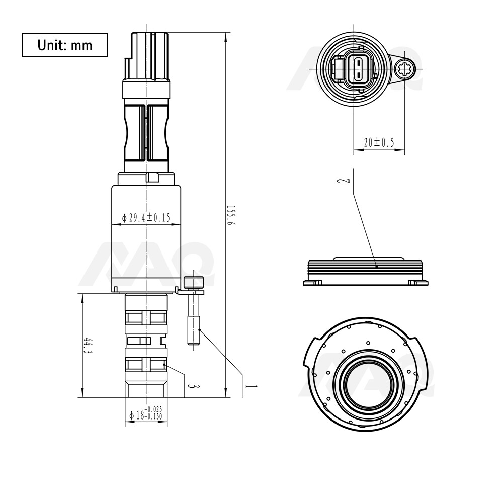 2X VCT VVT Variable Timing Solenoid Valve for Ford F-150 4.6L 5.4L 2004-2010