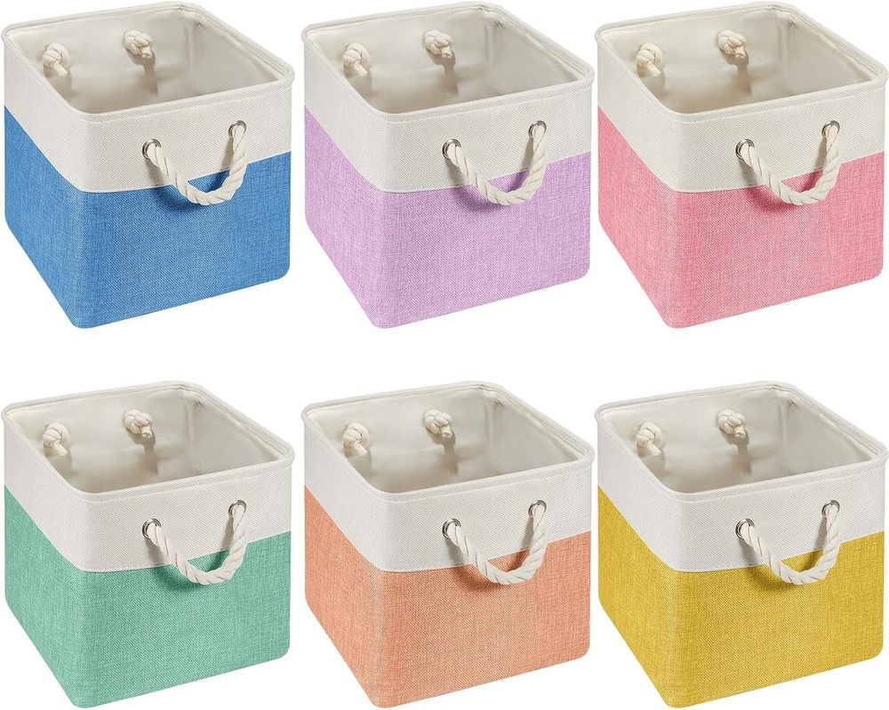 Cube Organizer Fabric Organizer Foldable Cube Basket