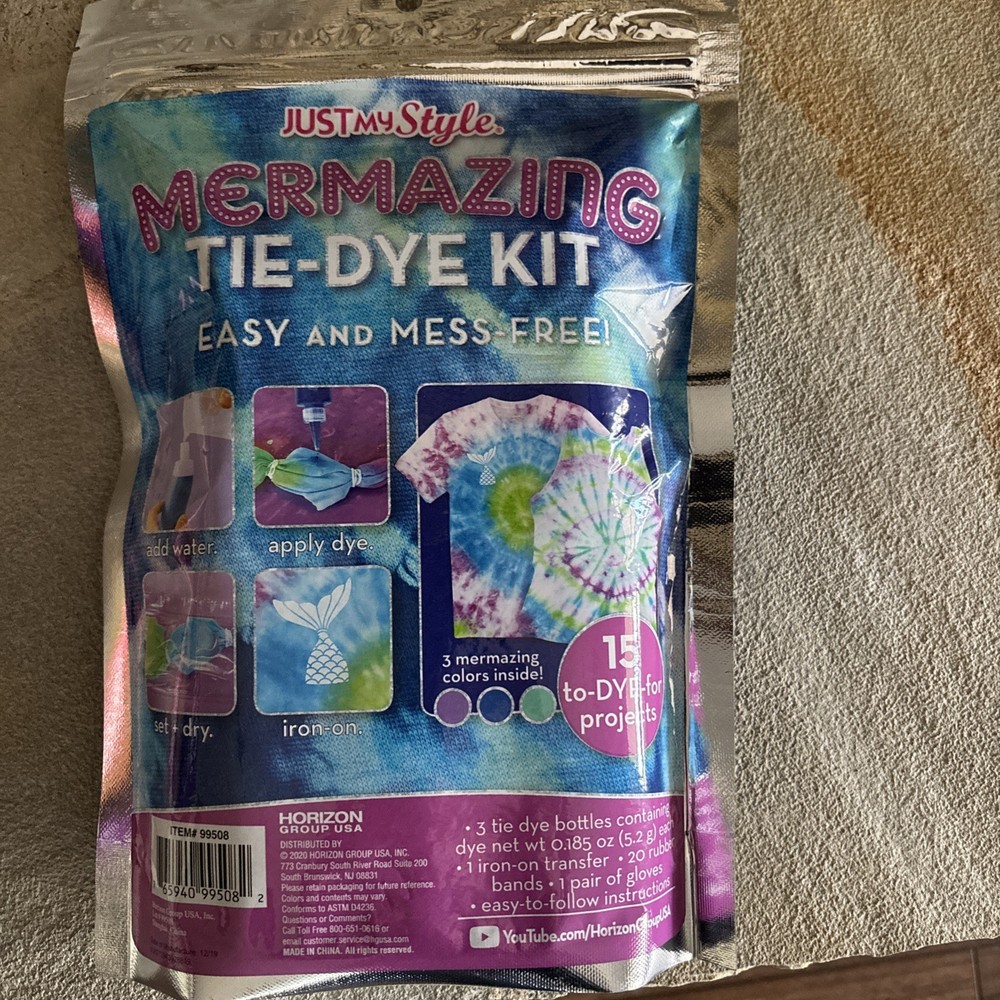 Mermazing Sirene - Tie-Dye Kit - New