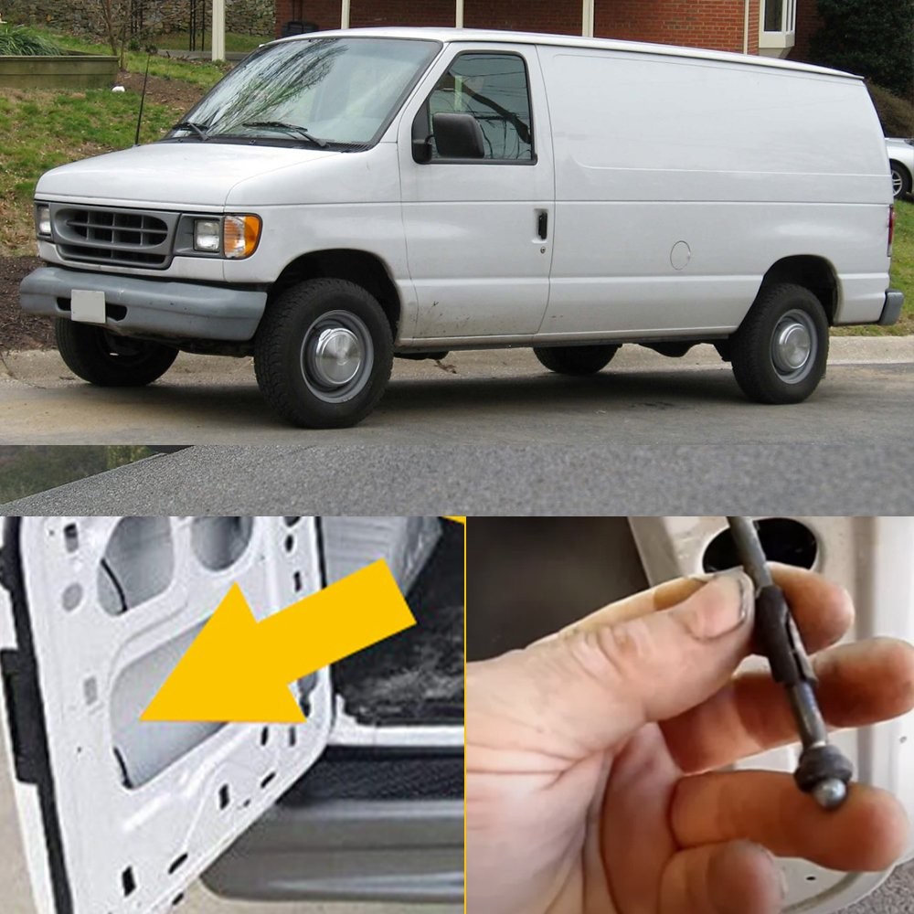 Rear Left Cargo Door Latch Release Cable for Ford E150 E250 E350 E450 1992-2009