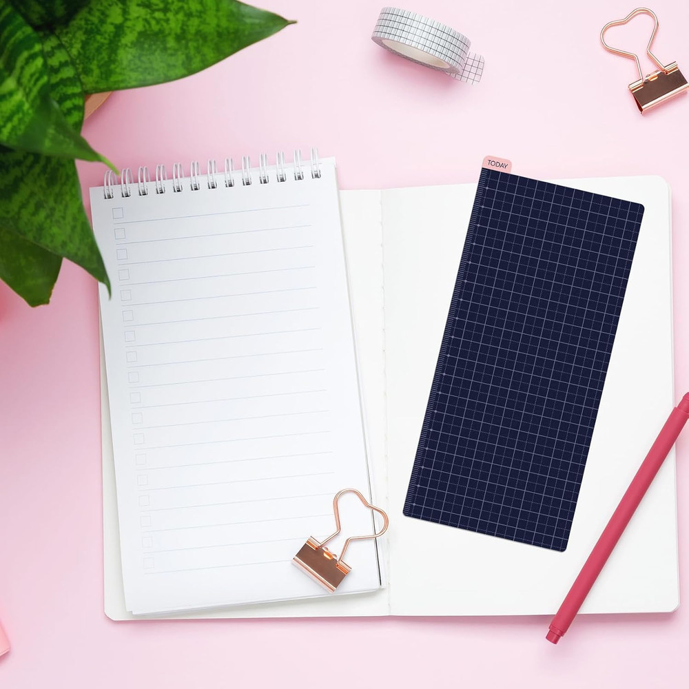 5 Pack Weeks Navy X Pink Pencil Board Reusable Notebook Accessory, Flexibility L