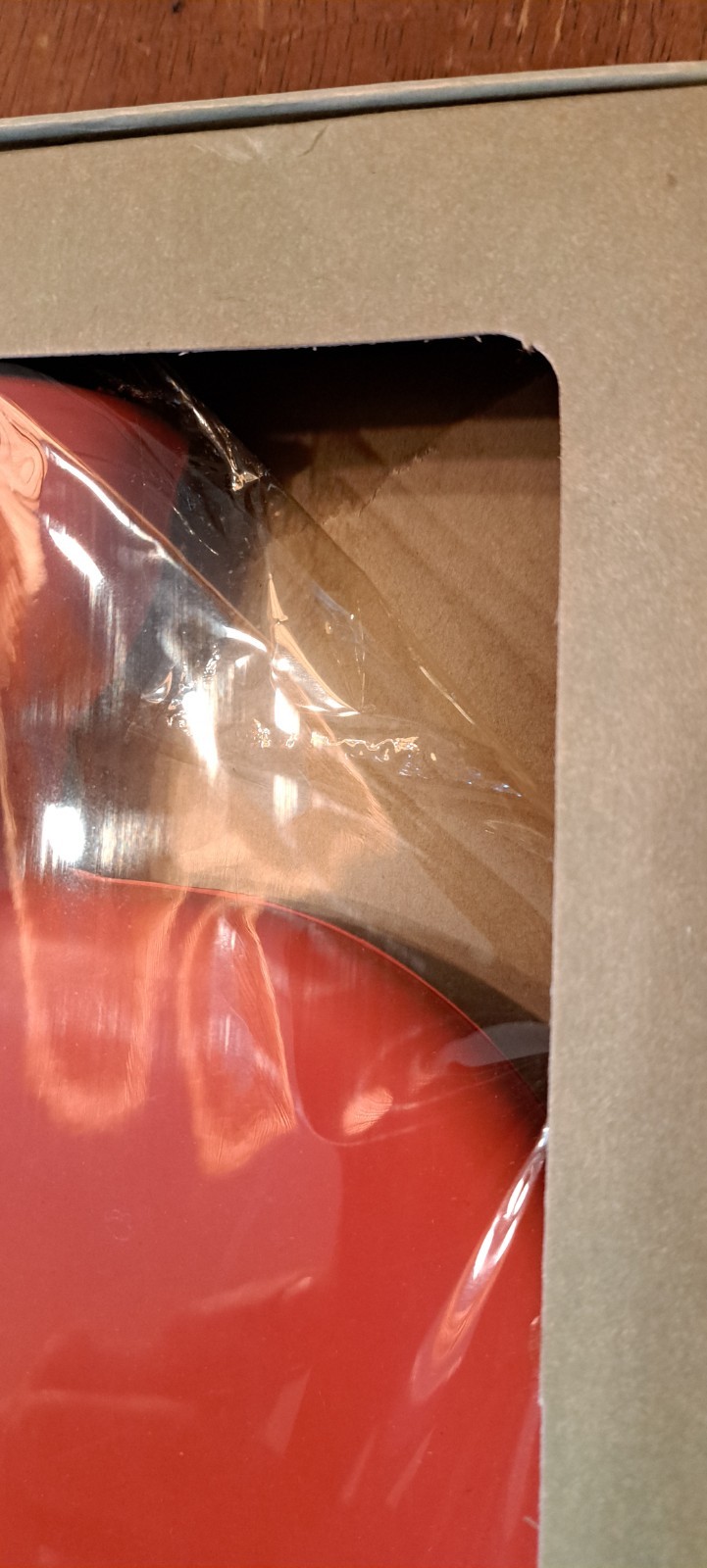 Vintage Rexall Symbol Red Rubber Water Bottle in Box