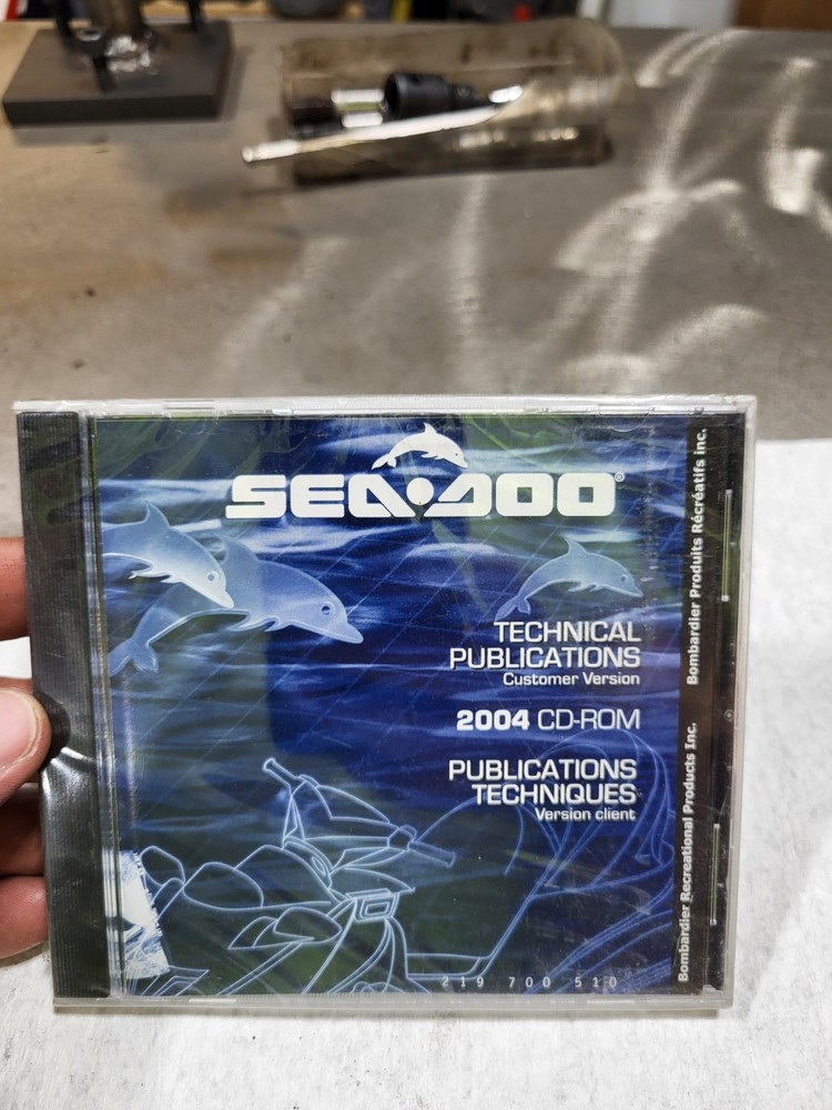 Seadoo 2004 Technical Publications Cd Rom New