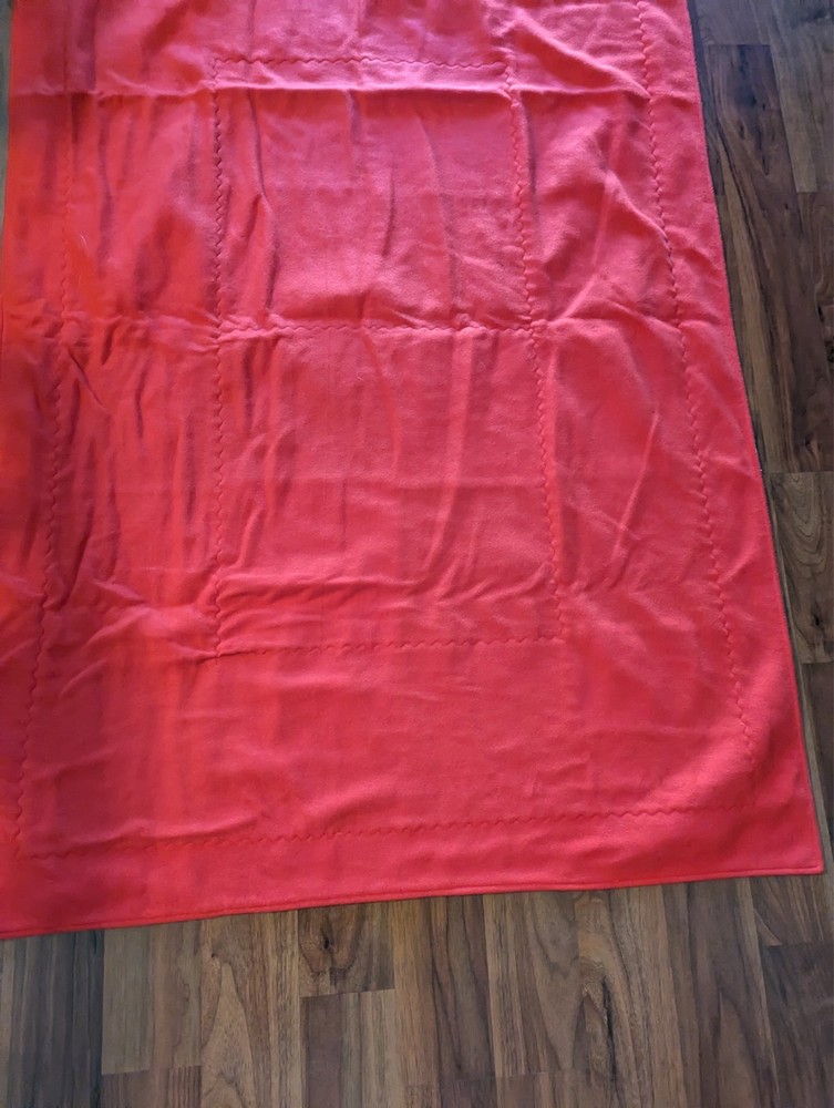 Patchwork Lap Quilt Blanket Throw Multicolor 50”x 35” - Please See Video